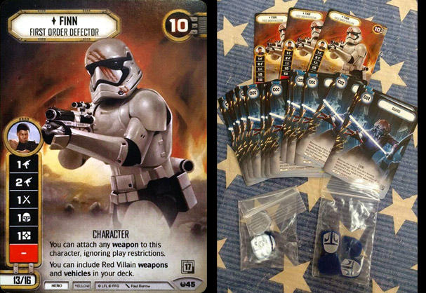 Finn alternate art promo card - oil painting by Paul Burrow - Star Wars Destiny ©FFG