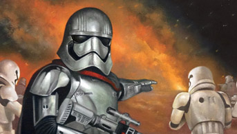 Click to view New Orders - Captain Phasma Oil Painting